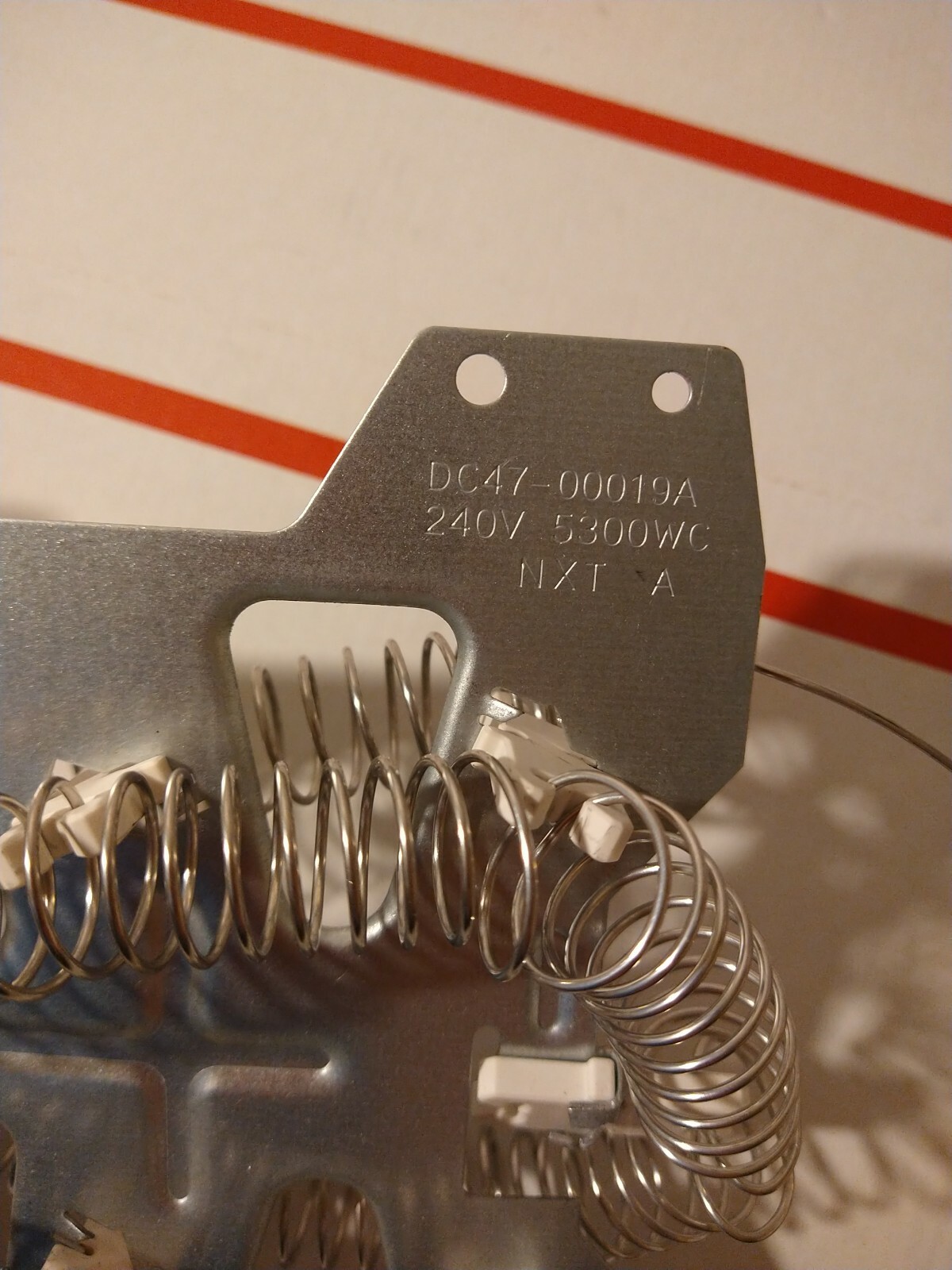 DC47-00019A Dryer Heating Element Replacement Samsung 35001247 DV45H7000EP/A3 