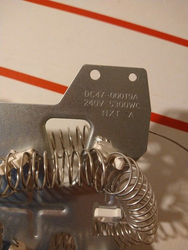 DC47-00019A Dryer Heating Element Replacement Samsung 35001247 DV45H7000EP/A3 - Picture 4 of 5