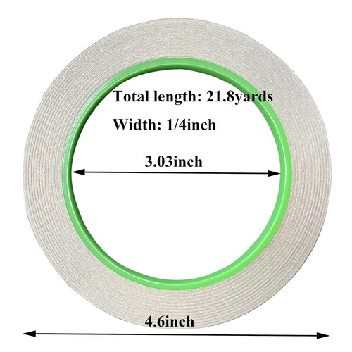 2pcs 1/4" Double-Sided Conductive Copper Tape Self Adhesive EMI Shielding Glass - Picture 5 of 9