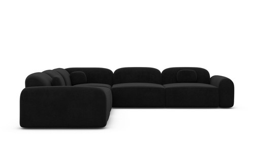 Sofa Ecksofa Couch Polsterecke Stoffsofa Samtstoff Loungesofa BARCELONA L Form - Bild 3 von 20