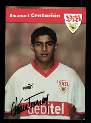 Emanuel Centurion Autogrammkarte VfB Stuttgart 2003-04 Original Signiert