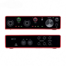 4 Channel Audio Computer Interface Sound Card Mixers for Studio Recording