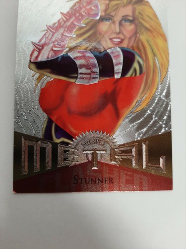 1995 Marvel Metal Card -Power Grid stunner 79 - Picture 2 of 7
