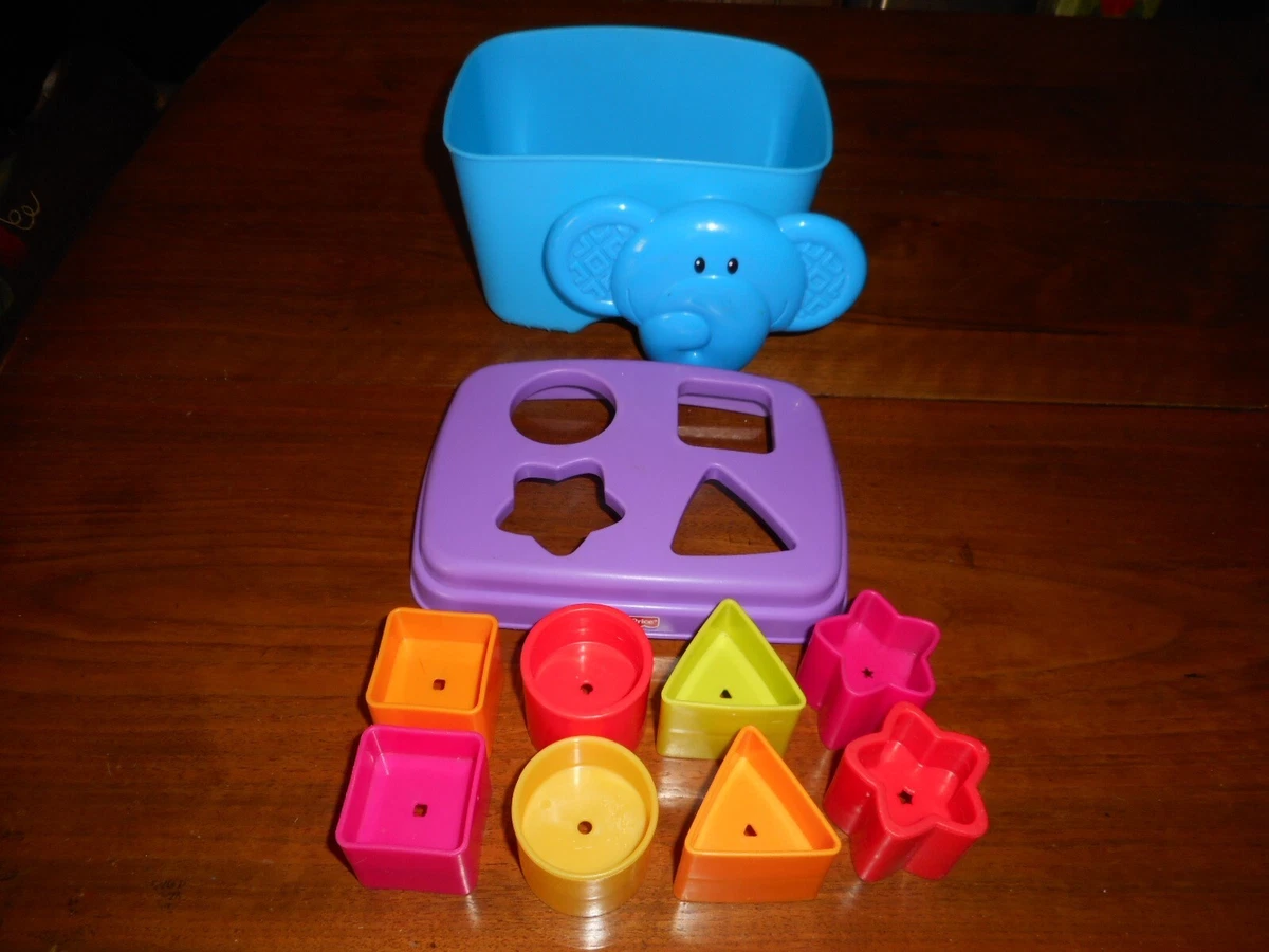 FISHER PRICE GROWING BABY ELEPHANT SHAPE SORTER SET