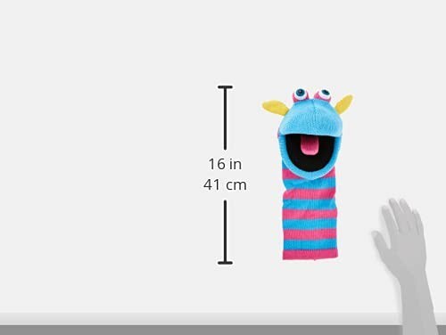 Knitted Dragon Hand Puppet 15" - Soft, Interactive, Fun Toy for Kids - Picture 4 of 4