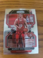 2021-22 Prizm NBA Basketball MARKO SIMONOVIC #166 Base Rookie RC Chicago Bulls