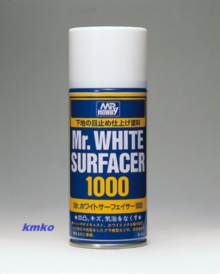 kmko Mr.Hobby B 511 Mr. White Surfacer weiße Grundierung 1000 -170 ml  