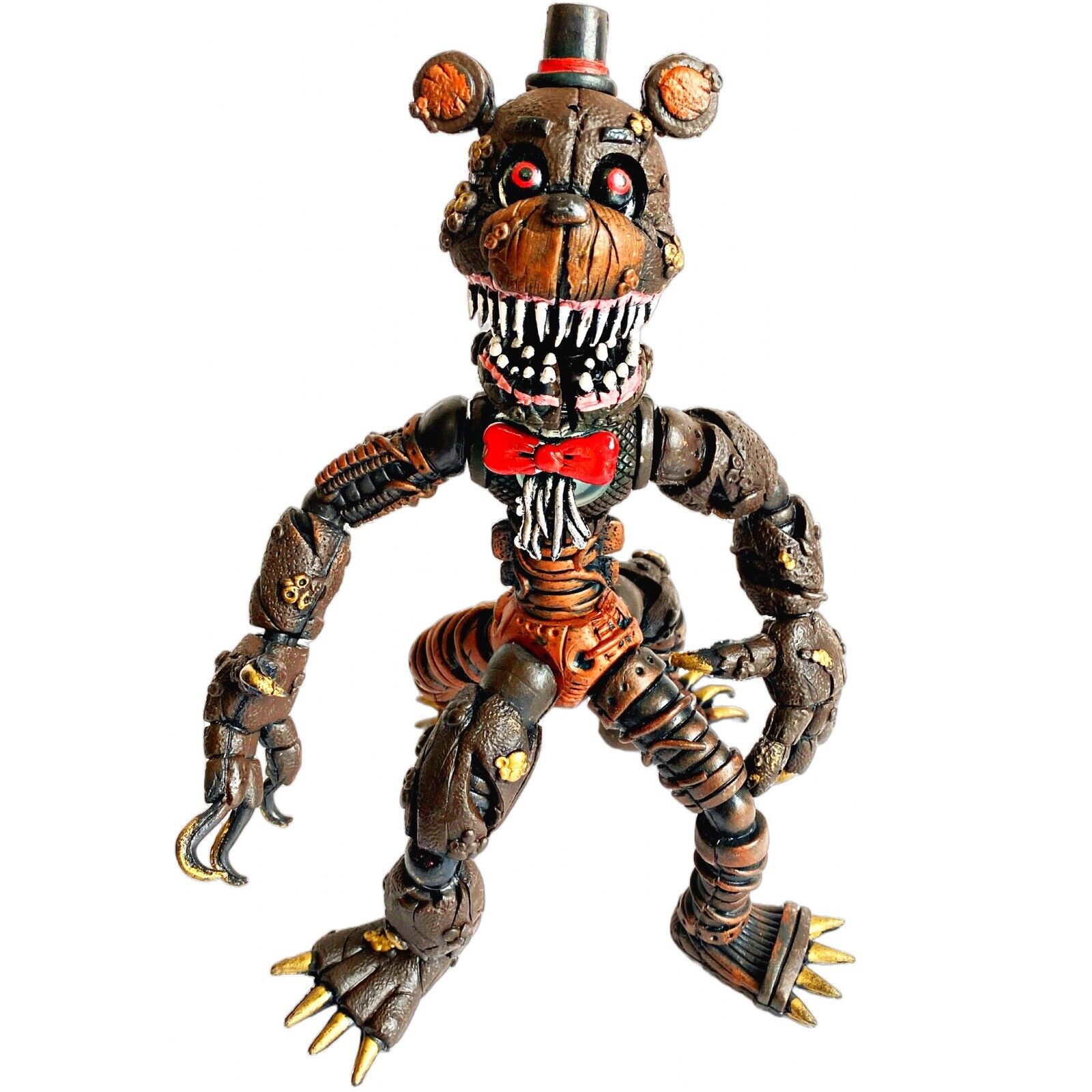 TWISTED SPIDER FREDDY FAZBEAR FIGURE Five Nights At Freddys