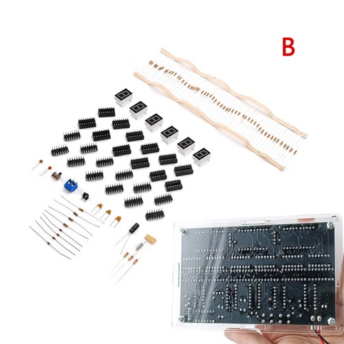 Electronic Clock DIY Kit Parts Soldering to Make DIY DC4.5V-5.5V for teaching - Picture 8 of 9