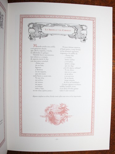 2001 Fabulistas Espanoles Fabulas De Iriarte y SAMANIEGO Numbered Limited Editio - Picture 12 of 17