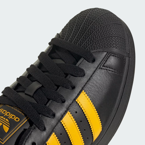 adidas Originals SUPERSTAR II JQ4727 Core Black/Crew Yellow Unisex Sneakers - Picture 7 of 9