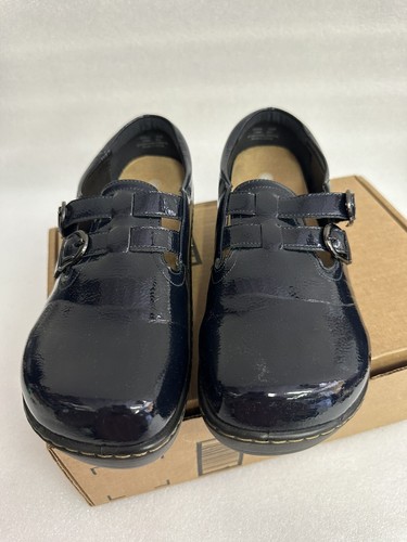 Glolily Emma II Women’s Comfort 2-Strap Clogs - Navy Shine - Size: 10 M - Picture 3 of 7