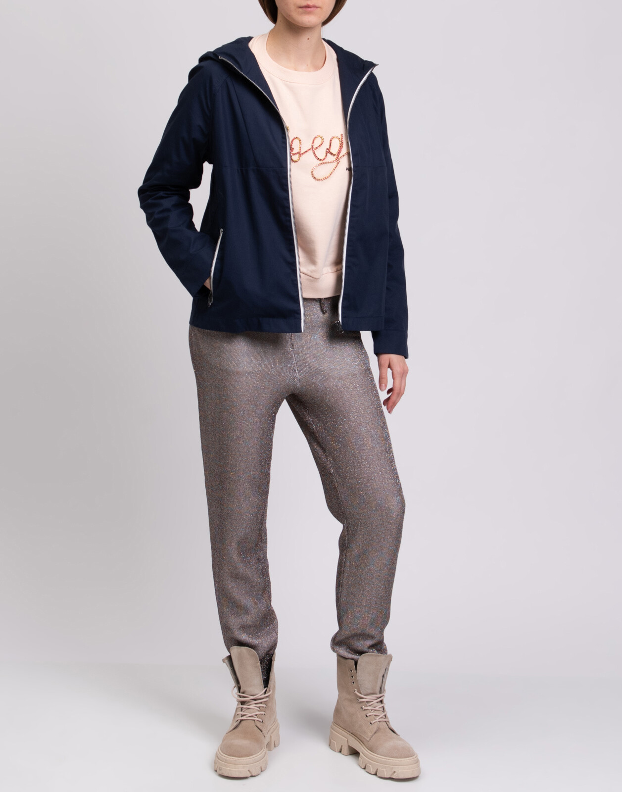 ALTRA RRP $200 Giacca 8 M Manica Lunga Cerniera Intera Con Cappuccio