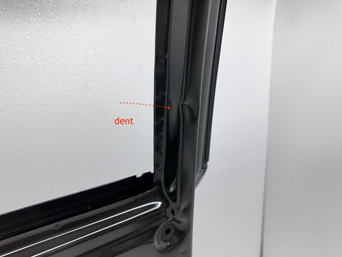 New 2020-2024 KIA TELLURIDE LEFT DRIVER REAR DOOR SHELL SKIN FRAME OEM Dents - Picture 15 of 21