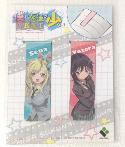 Juego de marcadores clip magnético Boku wa Tomodachi ga Sukunai anime Mikazuki Yozora Sena - Imagen 3 de 6