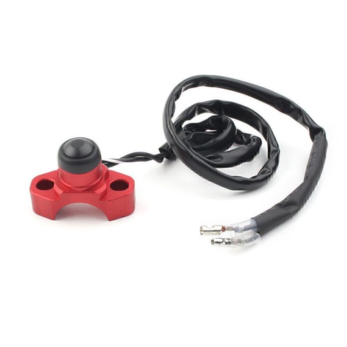 Universeller CNC-Motorstopp-Start-Kill-Schalterknopf für Dirt Bike Quad ATV Rot - Bild 2 von 8