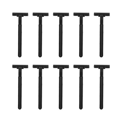 10pcs Disposable Manual Razor Sharp Carbon Steel Hair Removal Shaving Twin Blade - Picture 9 of 12