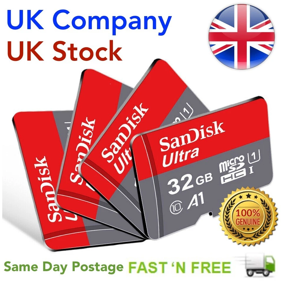 SanDisk Ultra Micro SD Memory Card Class 10 SDHC SDXC 32GB 64GB 128GB 256GB TF - Image 2 of 4
