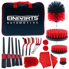 Auto Reinigung Pinsel Set 23-tlg KFZ Detail Reinigungsbürsten Satz Detailing