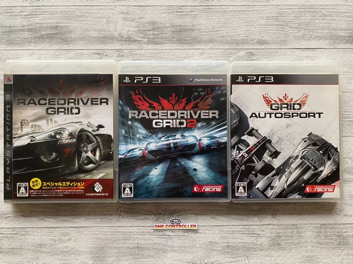 SONY PlayStation 3 PS3 Race Driver: Grid 1 & 2 & Grid Autosport from Japan