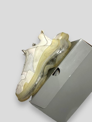 Balenciaga Triple S Clear White Ivory Gr. UK 6 Sohle Bubble Leder Sneaker - Bild 17 von 21