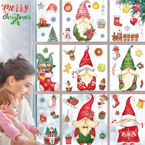 Winter Christmas Window Clings for Glass Christmas Window Stickers Decoration... - Picture 3 of 7
