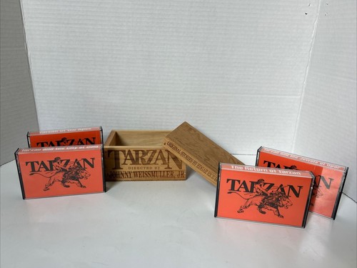 1993 Minds Eye Tarzan Collectible Audio Cassette Box Set Johnny Weissmuller Jr - Picture 2 of 6