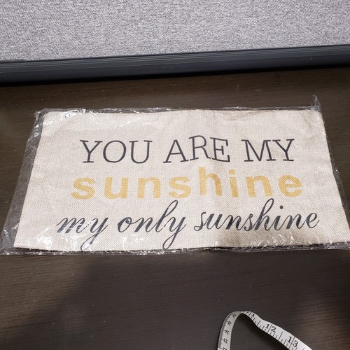 New You Are My Sunshine Tou make Me Happy Throw Pillow Case Pillow Case 17"x17" - Picture 2 of 8