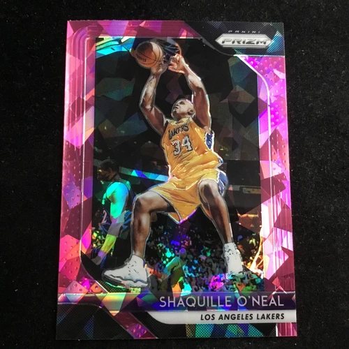 2018-19 Panini Prizm Pink Ice Prizm #35 Shaquille O'Neal HOF Los Angeles Lakers