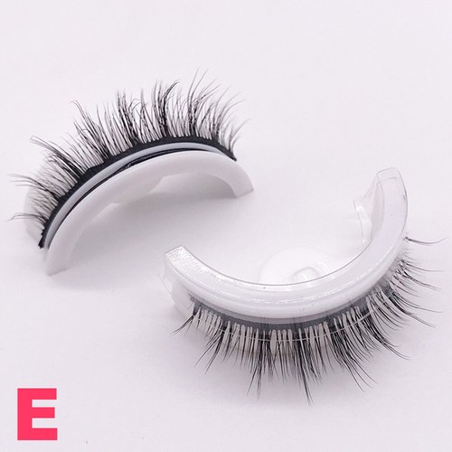 2/4 Stück Fake Eyelashes Natural Curly Wiederverwendbar Selbstklebend Falsche Wimpern Geschenk - Bild 12 von 13