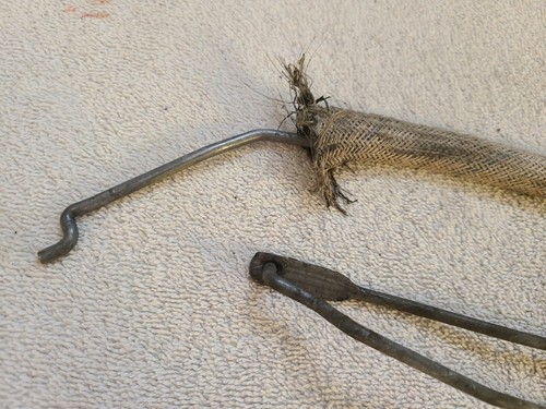 1972 Cadillac Sedan Deville 4 Door Hardtop Lock Latch Linkage Rod Left Front 3pc - Picture 3 of 7