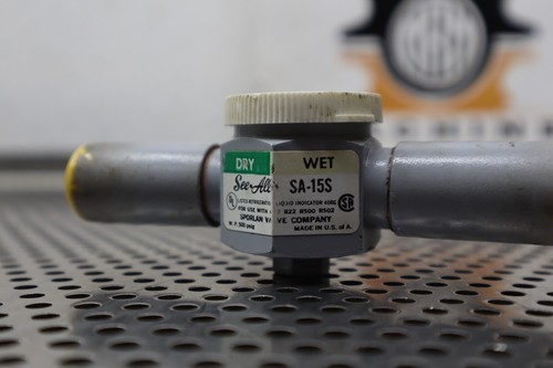 Sporlan SA-15S Moisture & Liquid Indicator New Old Stock See All Pictures - Picture 10 of 12