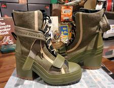 New Womens Size 6.5 Converse Gr82 Chuck Taylor All Star Boot 567490c Olive/black