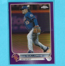 2022 Topps Chrome Update Purple Refractor #USC108 Luis Guillorme