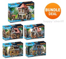 Playmobil Five Medieval History Sets 70954 70955 70956 70957 70958 All NEW Boxed