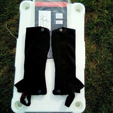 Shires Amara Half Chaps Child Small Black Syn...