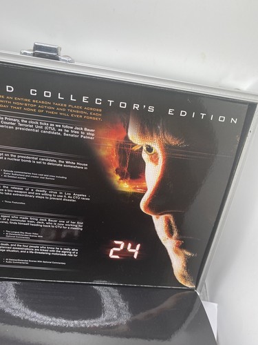 24 DVD TV Show Collector's Edition 5 Seasons Collectible Briefcase 24 TV Series - Picture 6 of 12