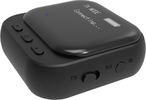 SWAMP Portable 2-in-1 Bluetooth V5.2 Audio Transmitter and Receiver OLED Display - Picture 3 of 6