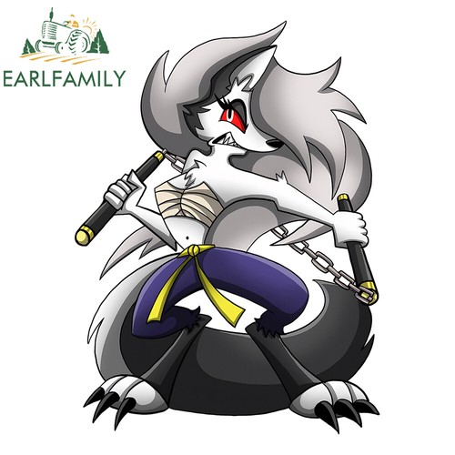 EARLFAMILY 5.1" Sexy Loona Furry Anime Helluva Boss Car Stickers Trunk Decals - Picture 6 of 11