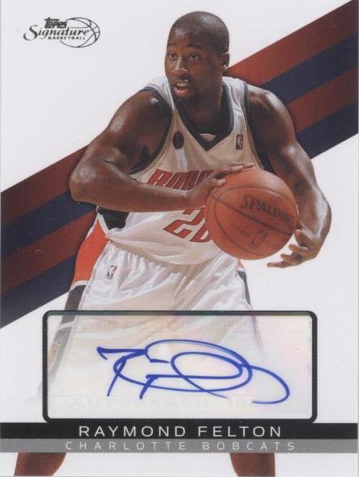 2008-09 Topps Signature - Raymond Felton #TSA-RF - 1 of 2