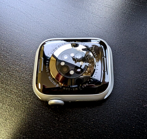 GPS Apple Smart Watch 8 41mm wSilver Aluminum Water Resistant Blood Fitnes - Picture 8 of 16