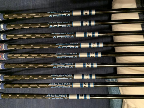 ARIAS D-23 ZERO OFFSET IRONS 5-PW ARIAS M-29 GW-SW-LW + ACCRA 70g STIFF SHAFTS - Picture 6 of 8