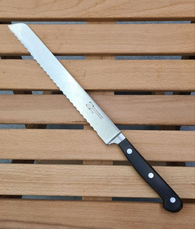 Goldhamster 20cm Brotmesser Holzoptik Solingen