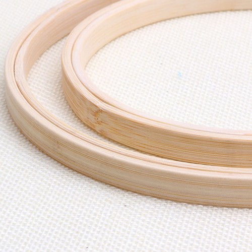 Bamboo Wooden Cross Stitch Embroidery Hoop Ring Frame Machine Practical Hand Y - Picture 6 of 17
