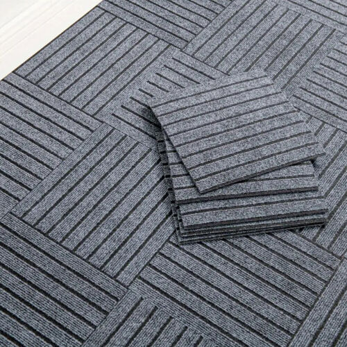 Carpet Tiles Reusable 12"x 12" Soft Padded Floor Tiles for Bedroom Living Room - Picture 12 of 19