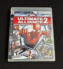 MARVEL: ULTIMATE ALLIANCE 2 PLAYSTATION 3 PS3 VIDEO GAME 2009 COMPLETE CIB