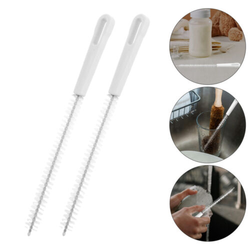 2pcs Drain Cleaning Brush Sink Drain Brush Long Pipe Cleaners for Sink Basin - Picture 8 of 12