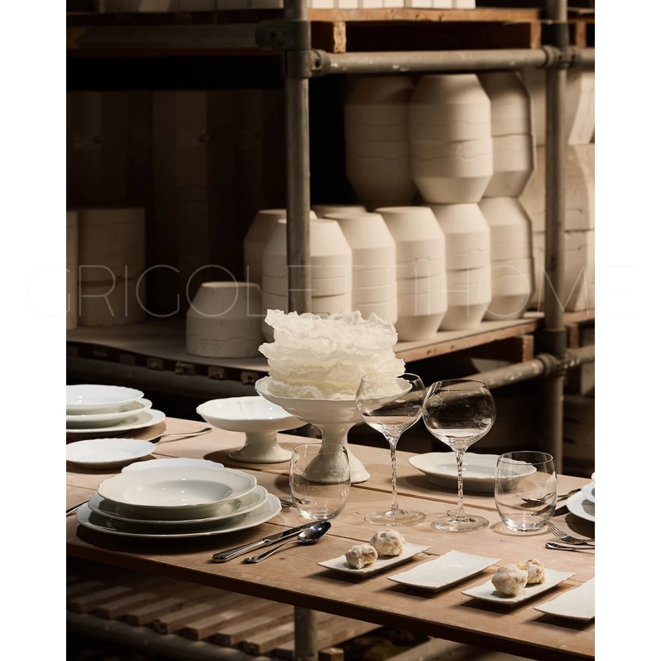 Richard Ginori - Antico Doccia - Set 6 Piatti Piani ø cm 26,5 / inch 10.43 - Image 3 of 4