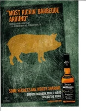 2010 Print Ad Evan Williams Whiskey Smooth Bourbon Priced Right Sour Mash