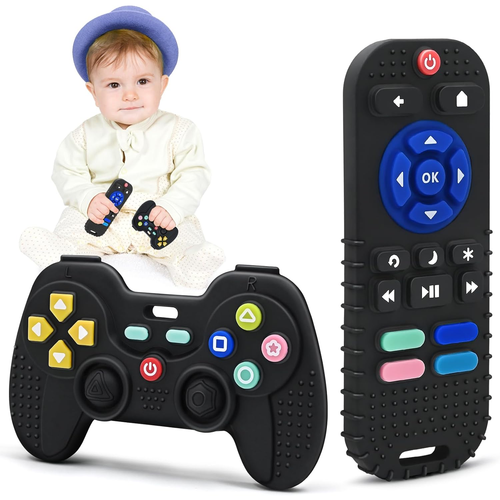 Teething Relief Teethers Toys for Babies 3 6 9 12 Months Gifts, Silicone Sensory - Picture 12 of 12